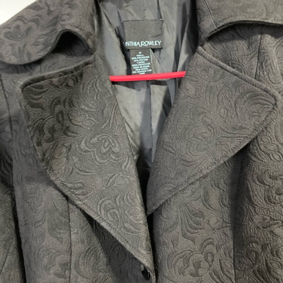 Ladies Pea Coat With Belt - Picture 9 of 11